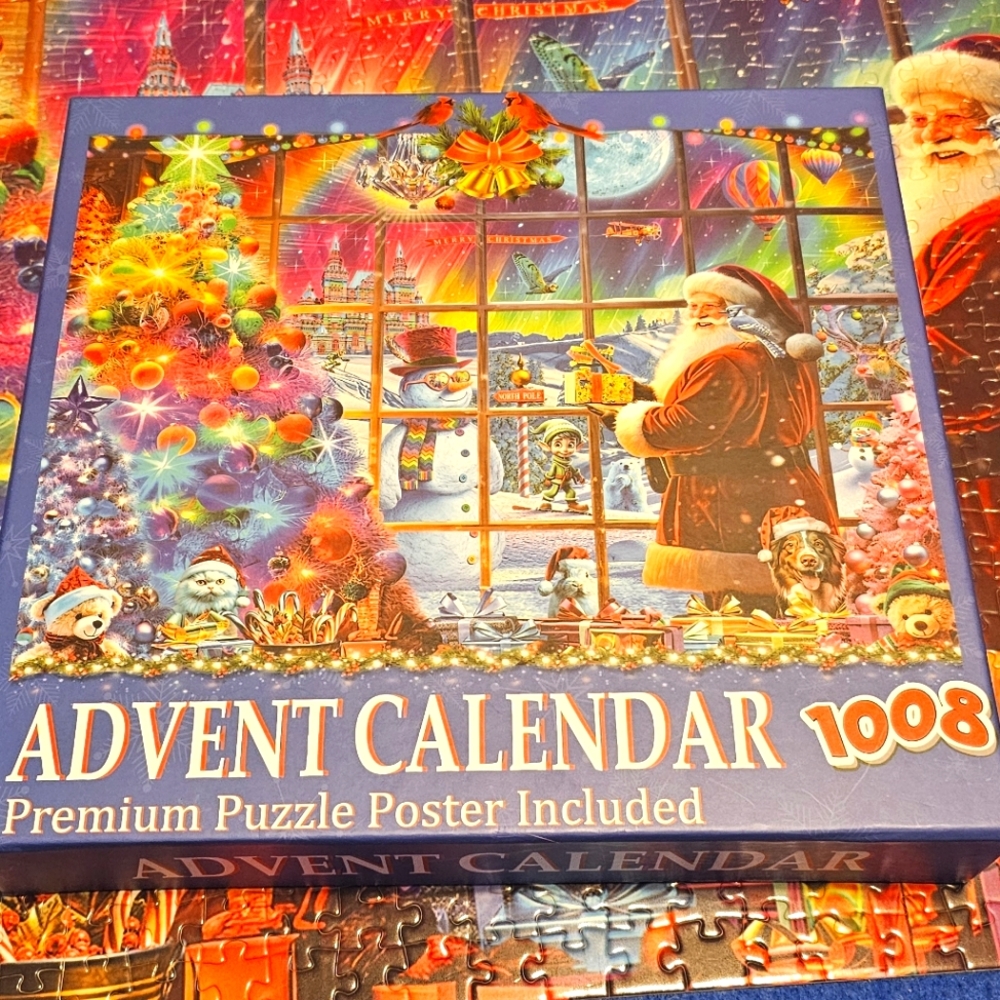 Advent Calendar Christmas Jigsaw Puzzle 24 Days 1008 Pieces